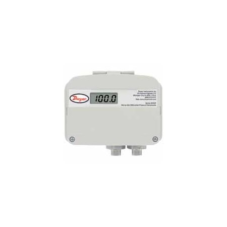 Dwyer Instruments Differential Pressure Transmitter, Wet Pr Xdcr 5, 10, 25 WWDP-1-LCD